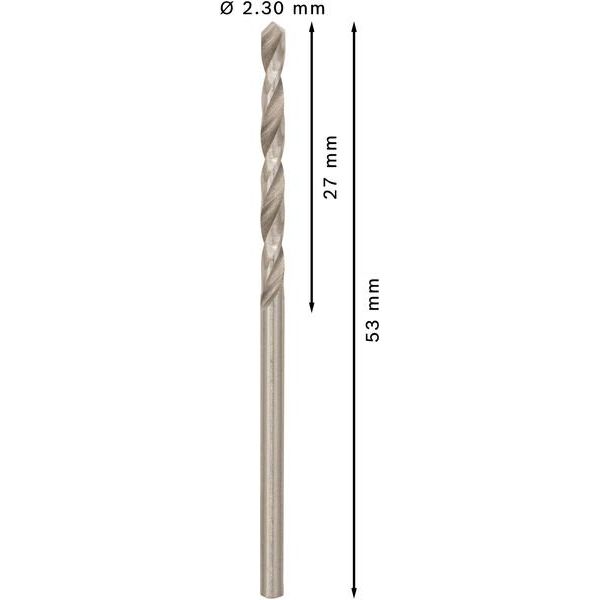 Bosch - Bohrer PRO Metal HSS-G 2608585476 Spiralbohrer 2,3 x