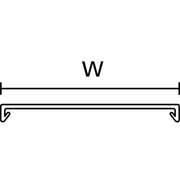 HellermannTyton - Oberteil für Verdrahtungskanal Deckel für Kabelkanal 181-30408(50) grau 50 m − 50 Meter