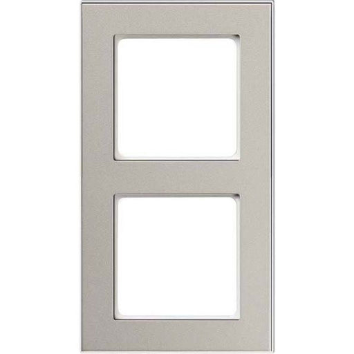 Peha - Abdeckrahmen Rahmen 2-fach D 20.672.222.022 Metall titan-rws