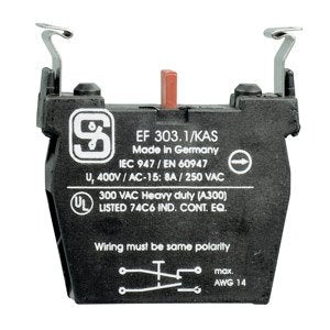 Schmersal - Hilfsschalterblock Tastelement EF303.1