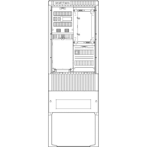 ABN - Zähler-Komplettschrank Zähleranschlusssäule SZ175ZZ1505 1 ZP 5pol