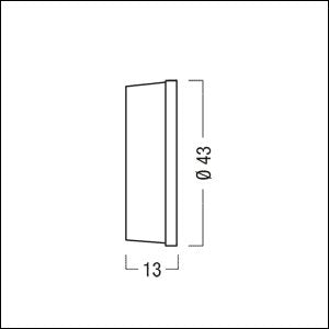 Zumtobel - Lichttechnisches Zubehör/Ersatzteile für Leuchten Abblendring SUP2 M FOIL OVAL1/60 3000K mit Folie