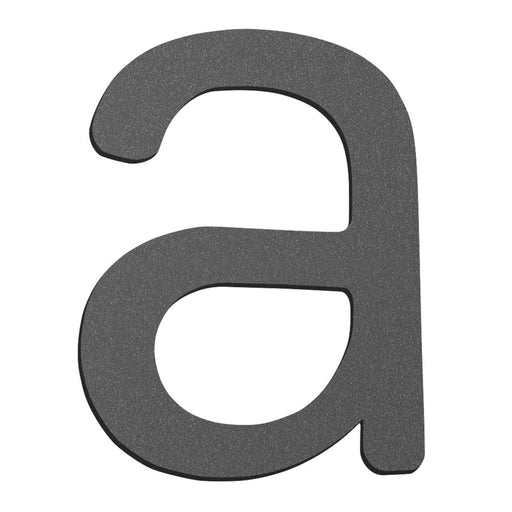 CMD Creativ - Beschriftung Buchstaben/Zahlen Hausnummer a Klein HN-a anthrazit anthrazit, 16 cm