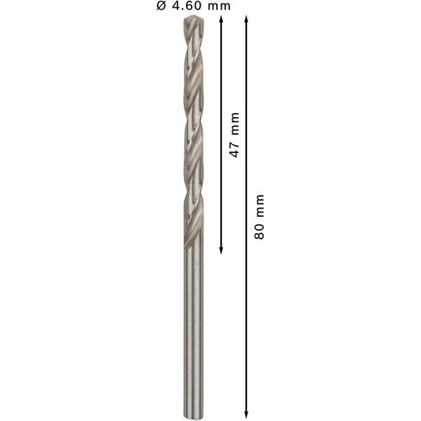 Bosch - Bohrer PRO Metal HSS-G 2608585488 Spiralbohrer 4,6 x