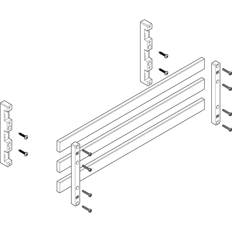 ABN - Verteilerfeld für Installationsverteiler Sammelschienen-Modul MTSC22763 2FB/2RE