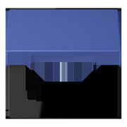 Jung - Abdeckrahmen Klappdeckel m. Stellfeder LC 990 BFKL 206 bleu outremer 31