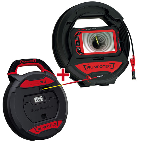 Runpotec - Inspektionskamera (Akku) RC3 Inspektionskamera -15m 11150 plus GF3 - 30m