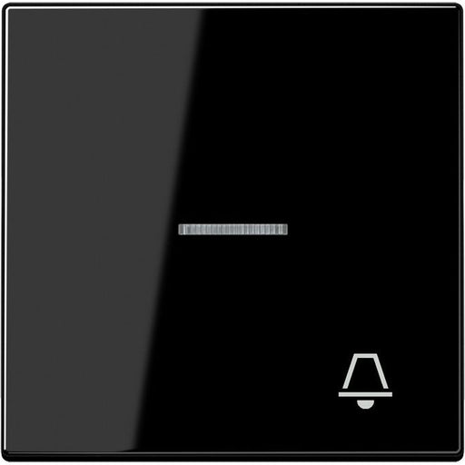 Jung - Abdeckung/Bedienelement für Installationsschalterprogramme Wippe Symbol KLINGEL sw LS 990 KO5 K SW für beleuchtb.Taster