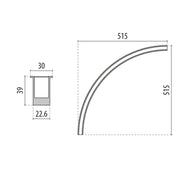 Performance in Light - Bodeneinbauleuchte LED-Einbauleuchte 3106640 2800K