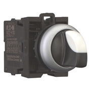 Eaton - Wahlschalter, Komplettgerät Wahltaster M22-WRK3/K20 2S, 3 Stell.,Front