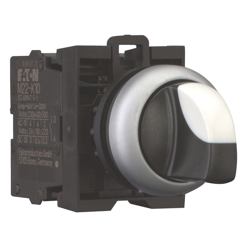 Eaton - Wahlschalter, Komplettgerät Wahltaster M22-WRK3/K20 2S, 3 Stell.,Front
