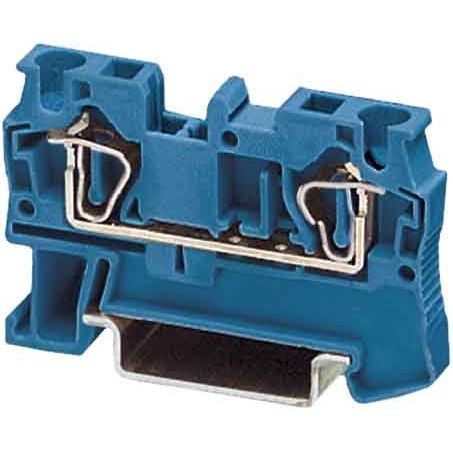 Phoenix Contact - Durchgangs-Reihenklemme Zugfederklemme ST 4 BU 0,08-6qmm B=6,2mm bl