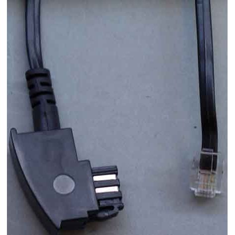 E+P Elektrik - Konfektionierte Fernmeldeleitung TAE-F St.6/2 + West.St.6/4 T 170/6 6m