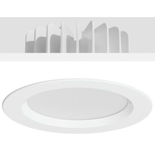 RZB - Downlight/Strahler/Flutlicht LED-Einbaudownlight 901434.002.1 4000K 107Gr
