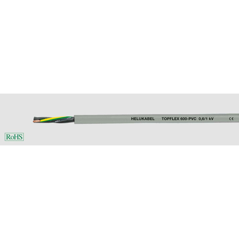 Klimaprime - Energiekabel < 1 kV, für ortsveränderlichen Einsatz HEL TOPFLEX 600-PVC 4G 1, TOPFLEX 600PVC 4G1,5 5 Motor,Servo,Geberl