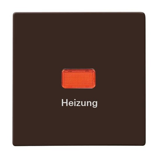 Busch-Jaeger - Abdeckung/Bedienelement für Installationsschalterprogramme Wippe braun 2102 H-31 Heizung-Notschalter