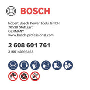 Bosch - Trenn-/Schleifscheibe PRO Concrete Topfscheibe, 2608601761 50 x 115 mm 22,23 mm