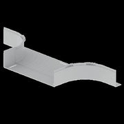 Unex - T-Stück für Kabelrinne T-Abzweiger grau 66448-48 100x400 U48X RAL7038