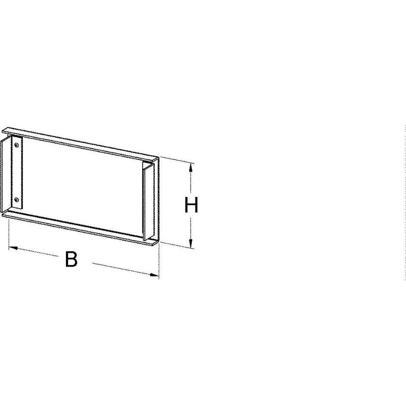 Niedax - Endstück für Kabelleiter GFK-Enddeckel ULKE 53.400 53x400mm