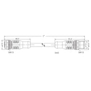WAGO - Patchkabel Kupfer Industrie CANopen-/DeviceNet-Leitung 756-1405/060-020 axial,violett − 1 Stück