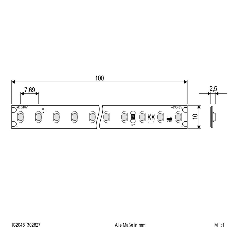 EVN Lichttechnik - Lichtschlauch/-band LED-Stripe IP20 5m IC20481302827 2700K