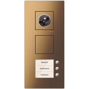 TCS Tür Control - Türstation für Türkommunikation Video Außenstation CAE2103-0151 3 Tasten, re, AP br