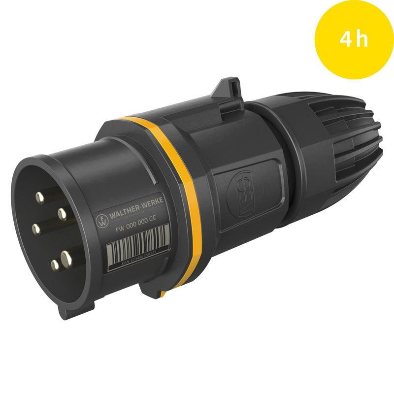 Walther Werke - CEE-Stecker (IEC 60309) CEE NEO Phasenwender FW211504PH 16A 5P 4h IP54 − 5 Stück
