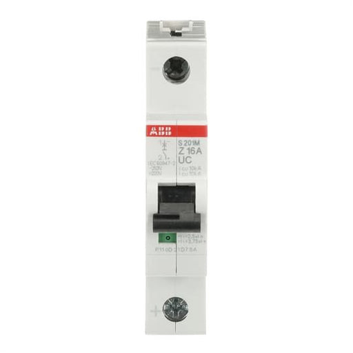 ABB Stotz S&J - Leitungsschutzschalter Sicherungsautomat S201M-Z16UC 10 kA, 16 A, 1P