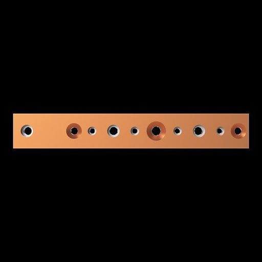 Striebel&John - Sammelschiene Kupferschiene lose ZX2525 40x10mm, L:274mm