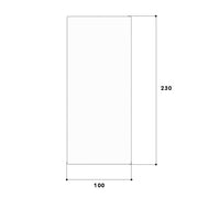 GGK - Endstück für Geräteeinbaukanal FB-Endplatte 100x230 lgr 4503