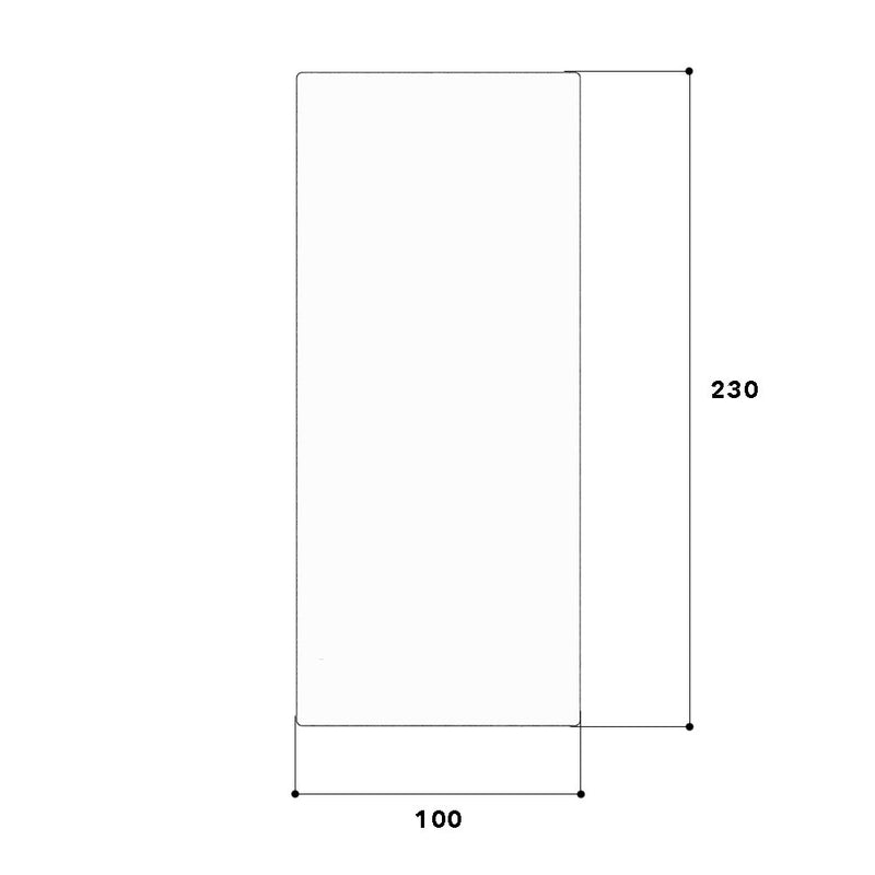 GGK - Endstück für Geräteeinbaukanal FB-Endplatte 100x230 lgr 4503