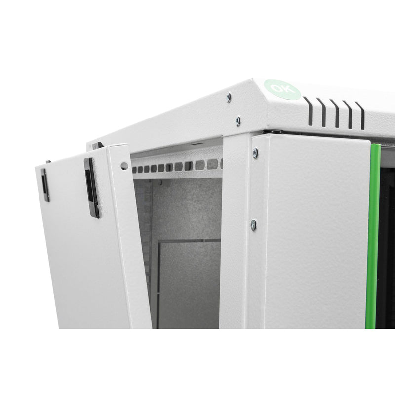 DIGITUS - Netzwerk-/Serverschrank Wandgehäuse Dynamic Basic DN-19 12U-6/6-EC 600x600mm (BxT)