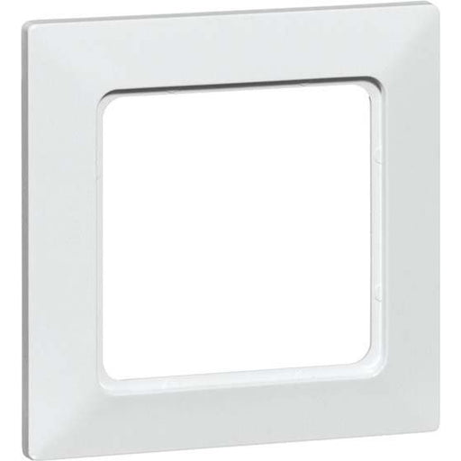 Peha - Abdeckrahmen Abdeckplatte 1-fach ws D 80.671/100 W für Einzelmontage