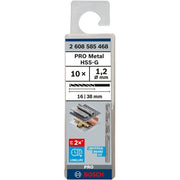 Bosch - Bohrer PRO Metal HSS-G 2608585468 Spiralbohrer 1,2 x