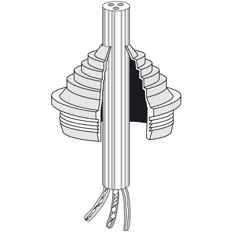 Hensel - Kabeleinsteckstutzen Stufenstutzen STM 40 M40 IP55