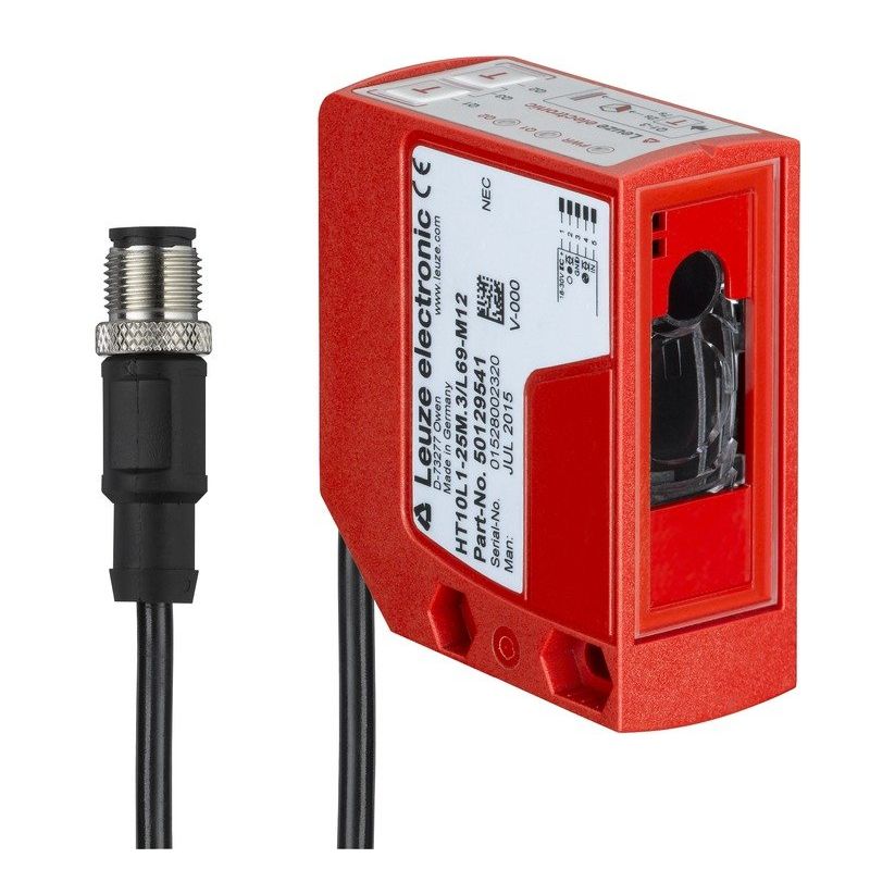 Leuze - Lichttaster mit Hintergrundausblendung Taster Hintergrundausblen. HT10L1.3/L6X,200-M12