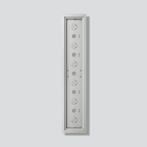 Siedle&Söhne - Montageelement für Türstation Gehäuse-Aufputz GA 612-6/1-01 SM Silber-Metallic