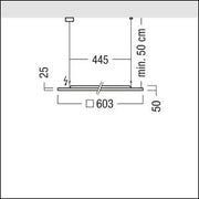 Zumtobel Group - Decken-/Wandleuchte LED-Pendelleuchte LF3D/I5900 #42933301 840