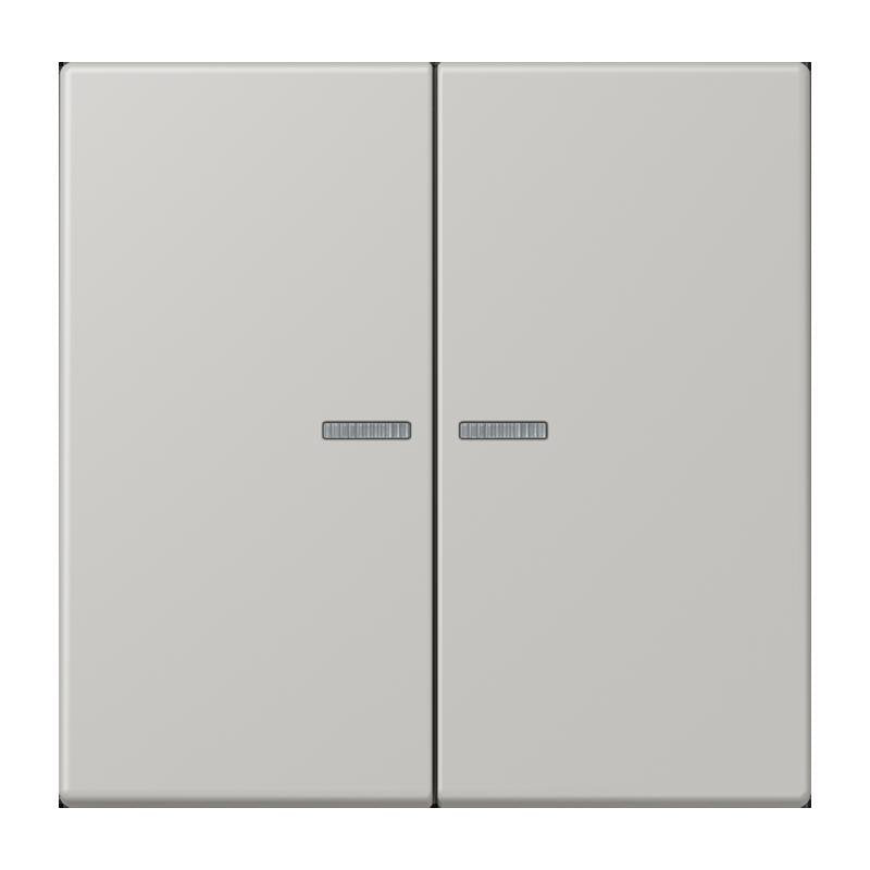 Jung - Abdeckung/Bedienelement für Installationsschalterprogramme Wippe mit Lichtleiter LC 102 KO5 205 gris clair 31