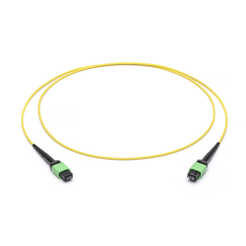 Corning - Patchkabel LWL LWL-Patchkabel 8F MPO APC JEDEE08GEZ-NB004M BU/ST OS2 4m gelb