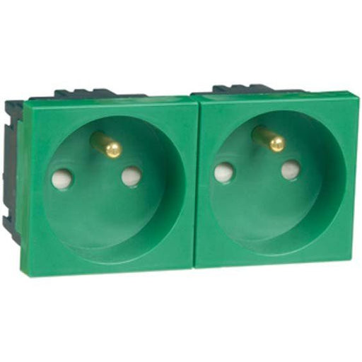 Peha - Schalter-/Steckdosenkombination Steckdose 2f B 6272.42 EMS SI