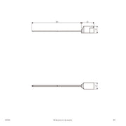 EVN Lichttechnik - Steckverbinder für steckbare Gebäudeinstallation Anschlussleitung SL015ASL 150mm
