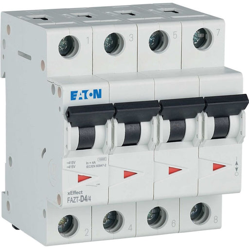 Eaton - Leitungsschutzschalter FAZT-D4/4 4A Charakt.: D