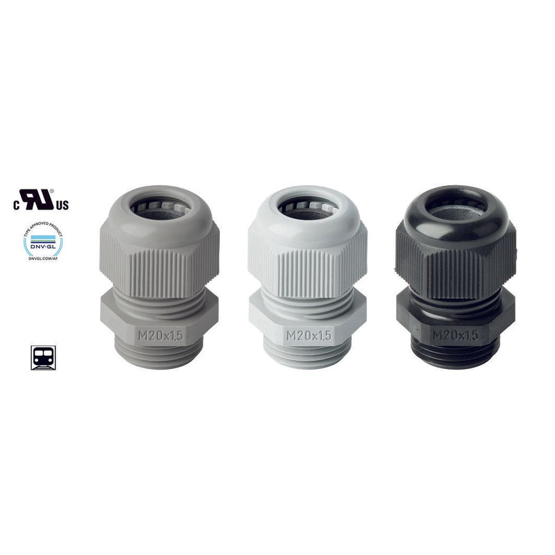 Jacob - Kabelverschraubung PERFECT Kabelverschraubung 50.612 PA/FLSW PPA M 12X1,5 − 100 Stück