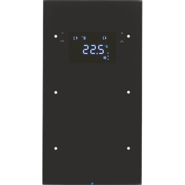 Berker - Bussystem-Tastsensor Touchsensor 2fach 75642055 Glas schwarz