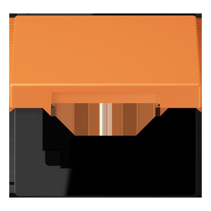 Jung - Abdeckrahmen Klappdeckel m. Stellfeder LC 990 BFKL 225 orange clair