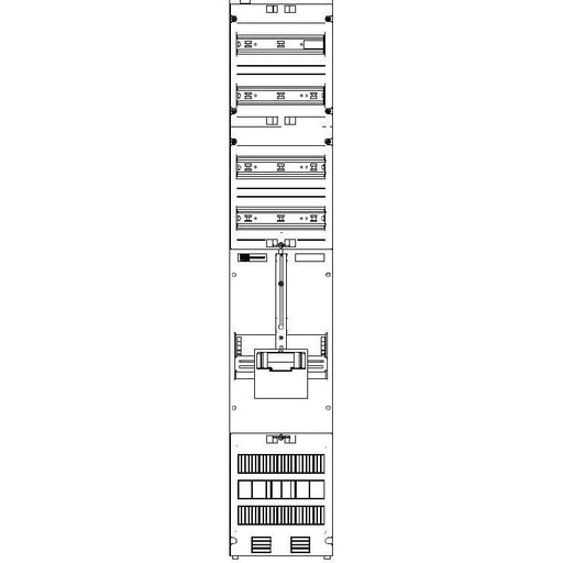 ABN - Zählerfeld Zählerplatz ZV19010 1R, 1V, 5-polig