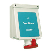 Walther Werke - CEE-Steckdose (IEC 60309) Wandsteckdose 63A 163406 4P 400V 6h IP44 − 1 Stück