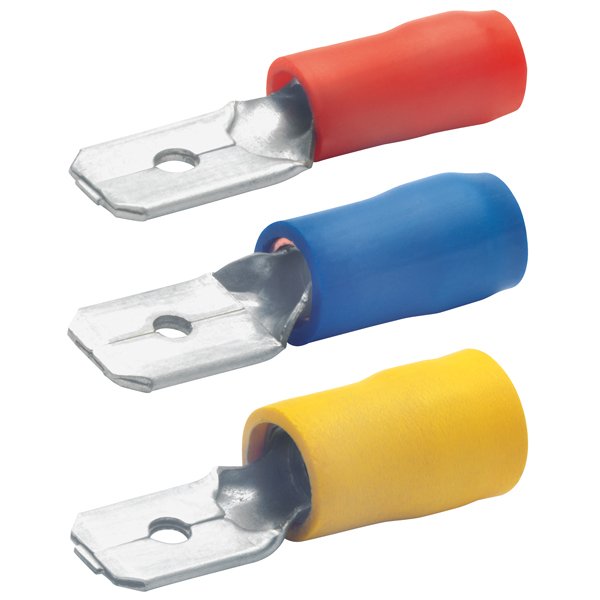 Klauke - Rund-/Flachsteckverbindung Flachstecker 8302B 1,5-2,5qmm − 100 Stück