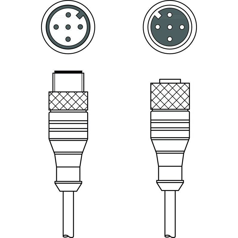Leuze - Konfektioniertes Sensor-Aktor-Kabel Verbindungsleitung KB DN/CAN-2000 SBA